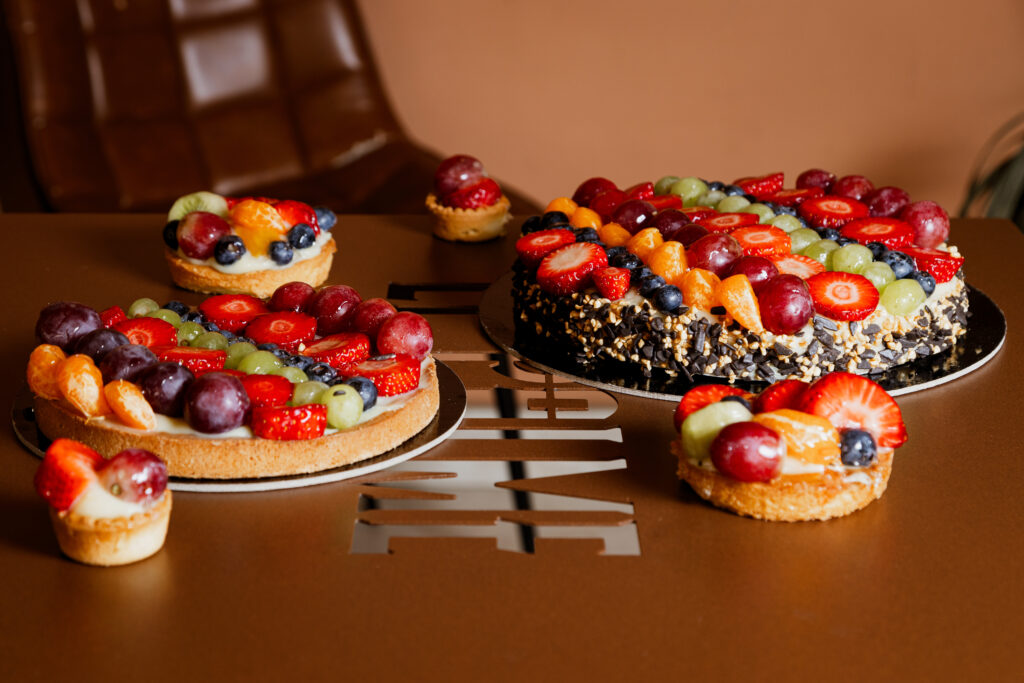 Torte alla frutta artigianali della pasticceria Le Palme a Velletri